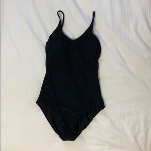 NWT Issa De’ Mar Hana one piece black rib sz s